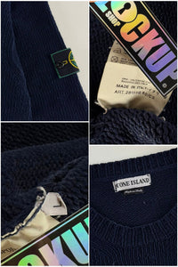 Stone Island AW 1998 Cable Knitted Sweater [L]
