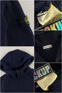 Stone Island AW 2000 Hooded Knitted Sweater [M]