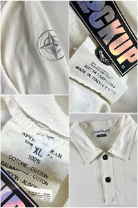 Stone Island SS 2001 Compass Logo Rugby Pullover [XL]