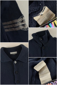 Stone Island AW 1996 Chenille Knitted Compass Sweater [M]