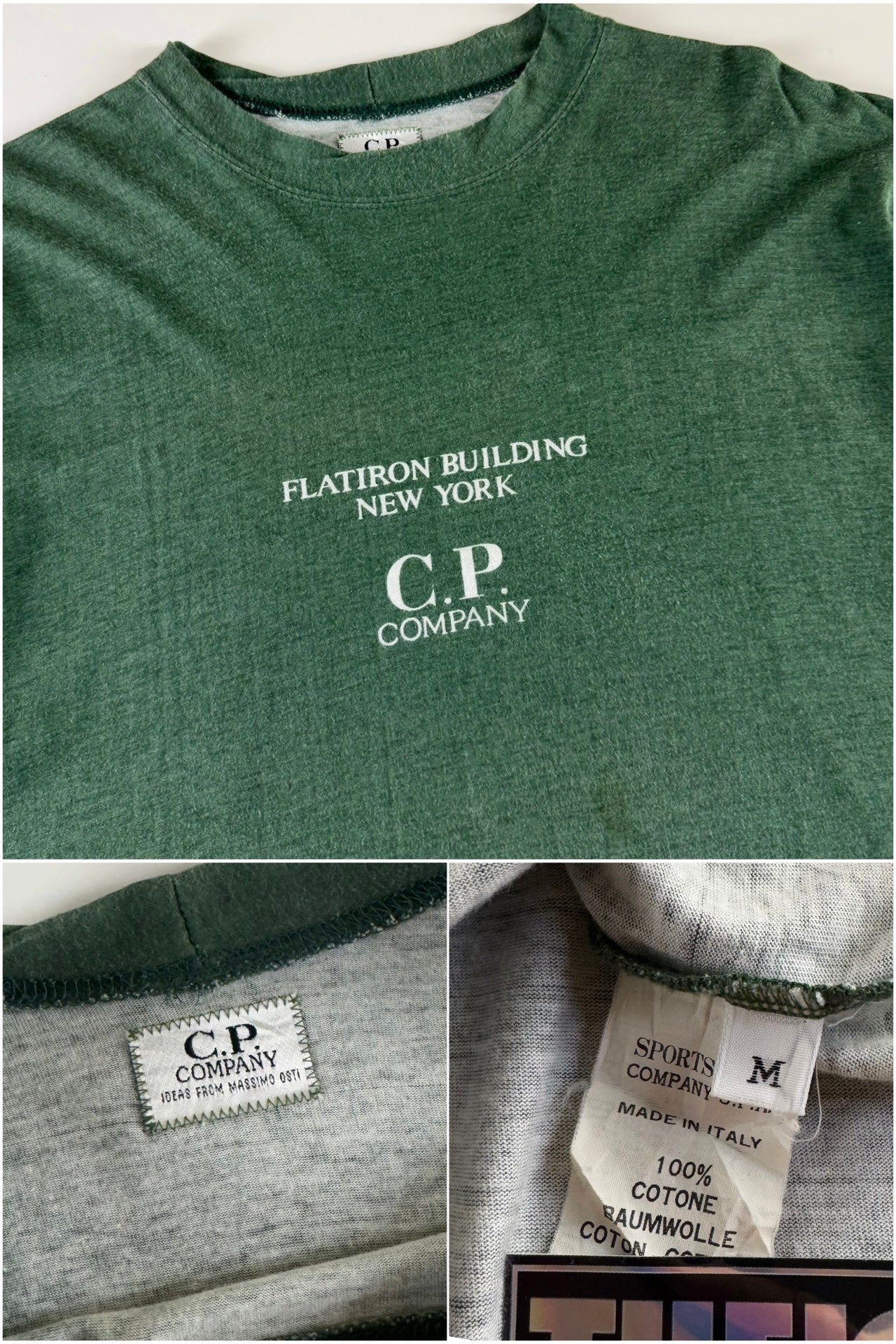 C.P. Company 1990's New York Flatiron Building T-Shirt [M]