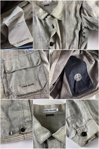 Stone Island 1996 Lino Flax Work Jacket [XL]