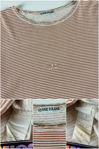Stone Island 1980's Marina Striped T-Shirt [L]