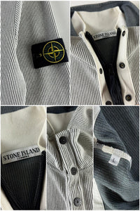 Stone Island 2000s Ribbed Pullover Sweatshirt [M]