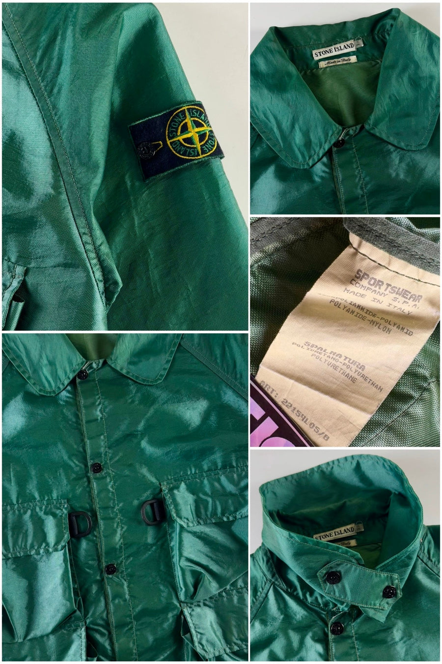 Stone Island 1995 D-Ring Formula Steel Jacket [L]