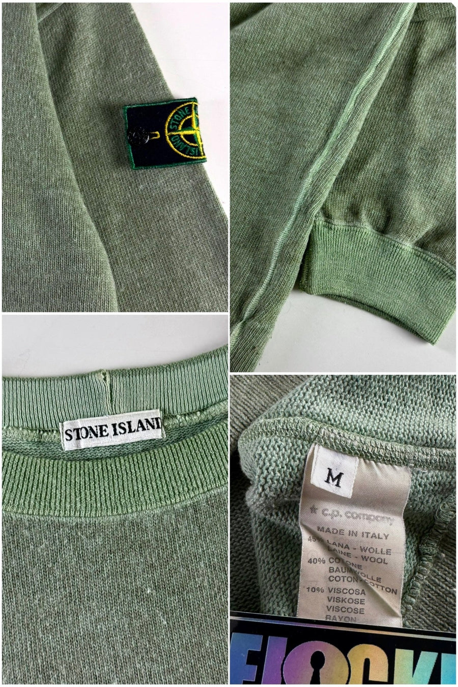 Stone Island 1980's Knitted Sweatshirt [L]