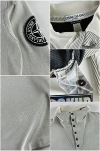 Stone Island 2000s Ribbed Pullover Compass Sweater [L]