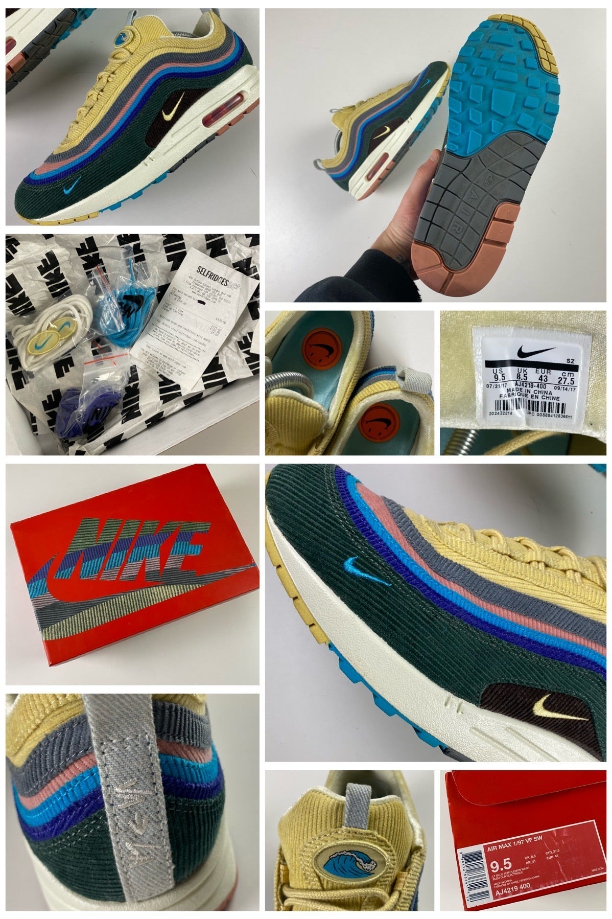 Nike x Sean Wotherspoon Air Max 1/97 [UK8.5]