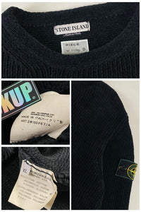 Stone Island 1990's Chenille Knitted Sweater [XL]