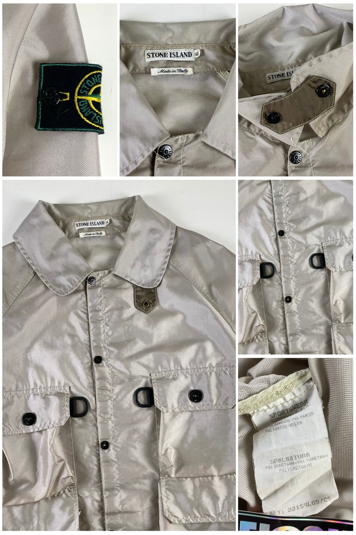 Stone Island 1995 D-Ring Formula Steel Jacket [XL]