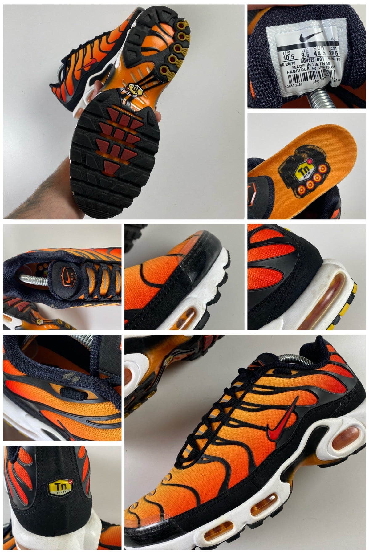 Nike 2018 " Pimento" Air Max Plus OG TN [UK9.5]