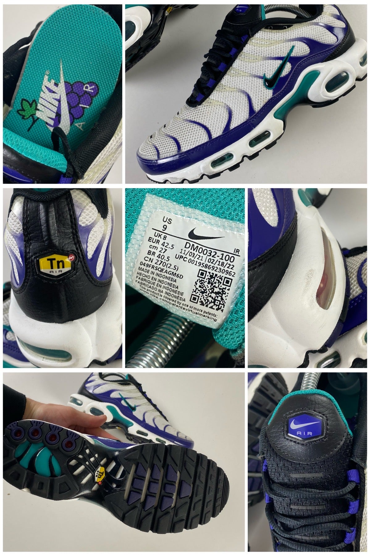 Nike 2022 "White Grape Ice" Air Max Plus TN [UK8]
