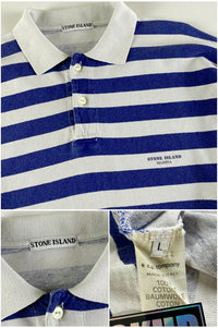 Stone Island 1980's Marina Long Sleeve Polo [L]