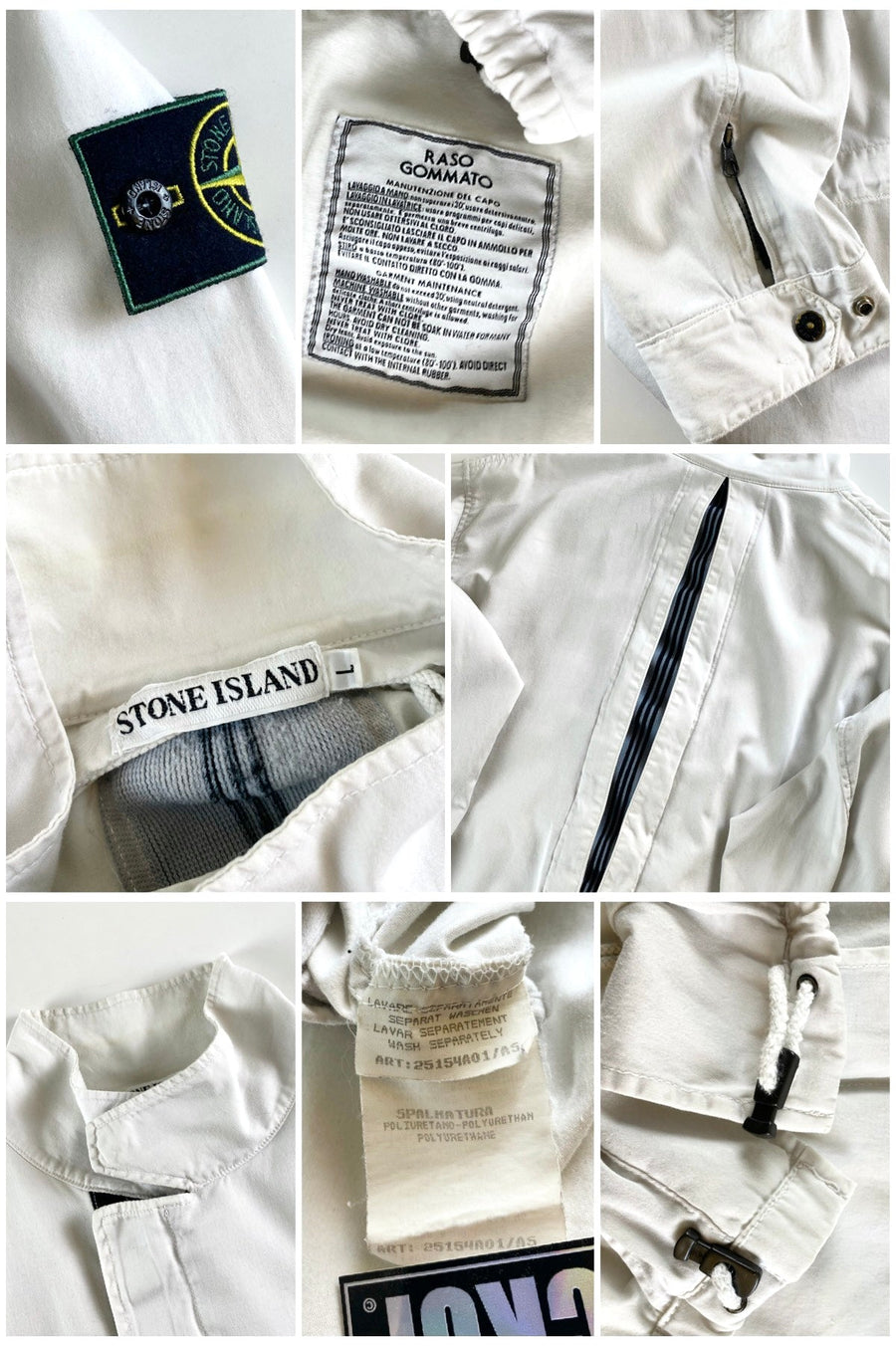 Stone Island 1996 Raso Gommato Jacket [L]