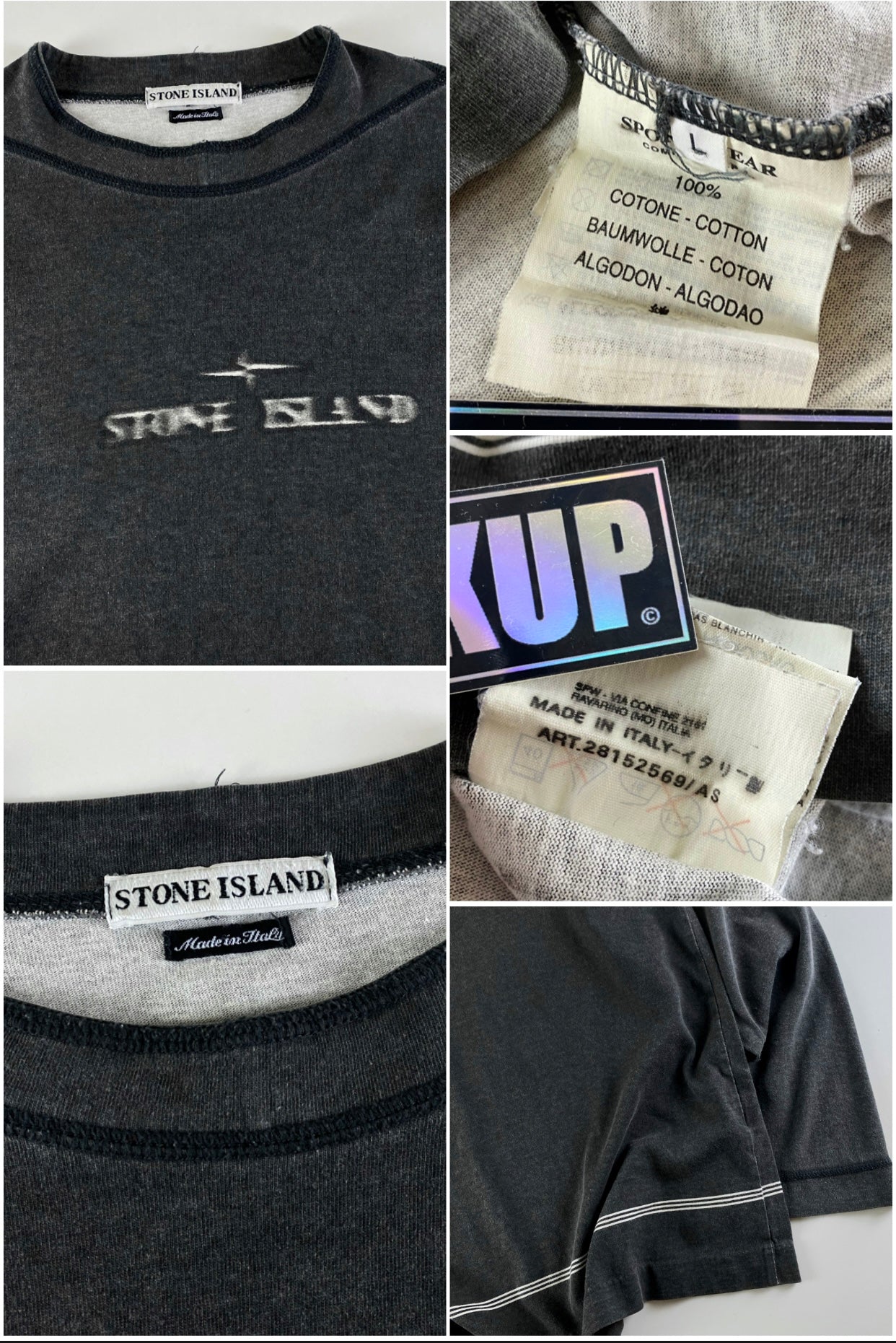 Stone Island 1998 Motion Logo Long Sleeve [L]