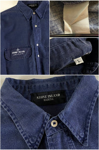 Stone Island 1980's Isola di Pietra Casual Shirt [L]