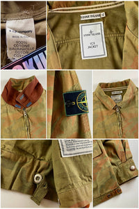 Stone Island 1980's Camouflage Ice Jacket [XL]