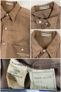 Stone Island 1980's Marina Short Sleeve Casual Shirt [M]