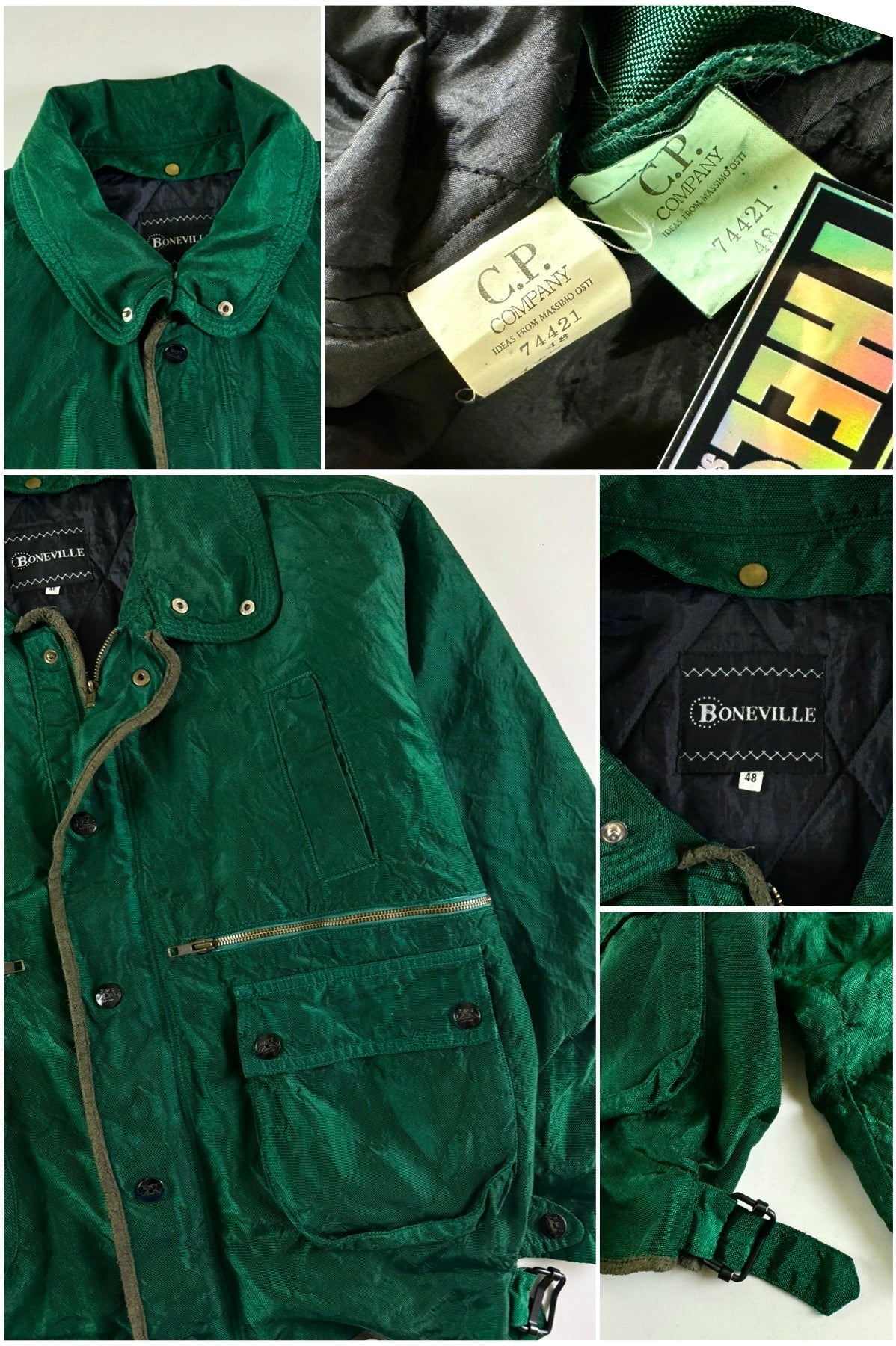 Boneville 1980’s Formula Steel Jacket with Quilted Liner [L]