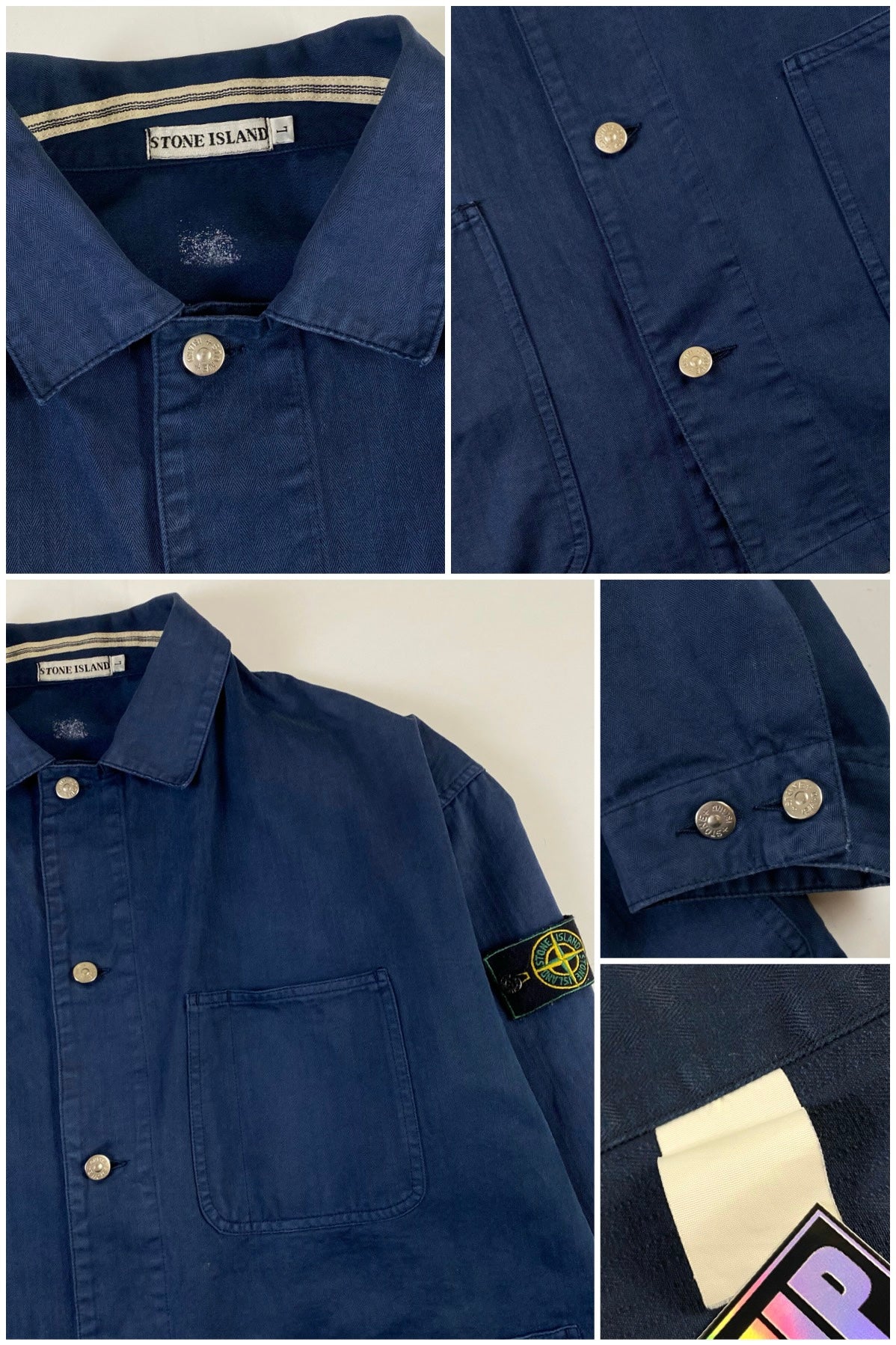 Stone Island 1980s Denim Carpenter Jacket [L]