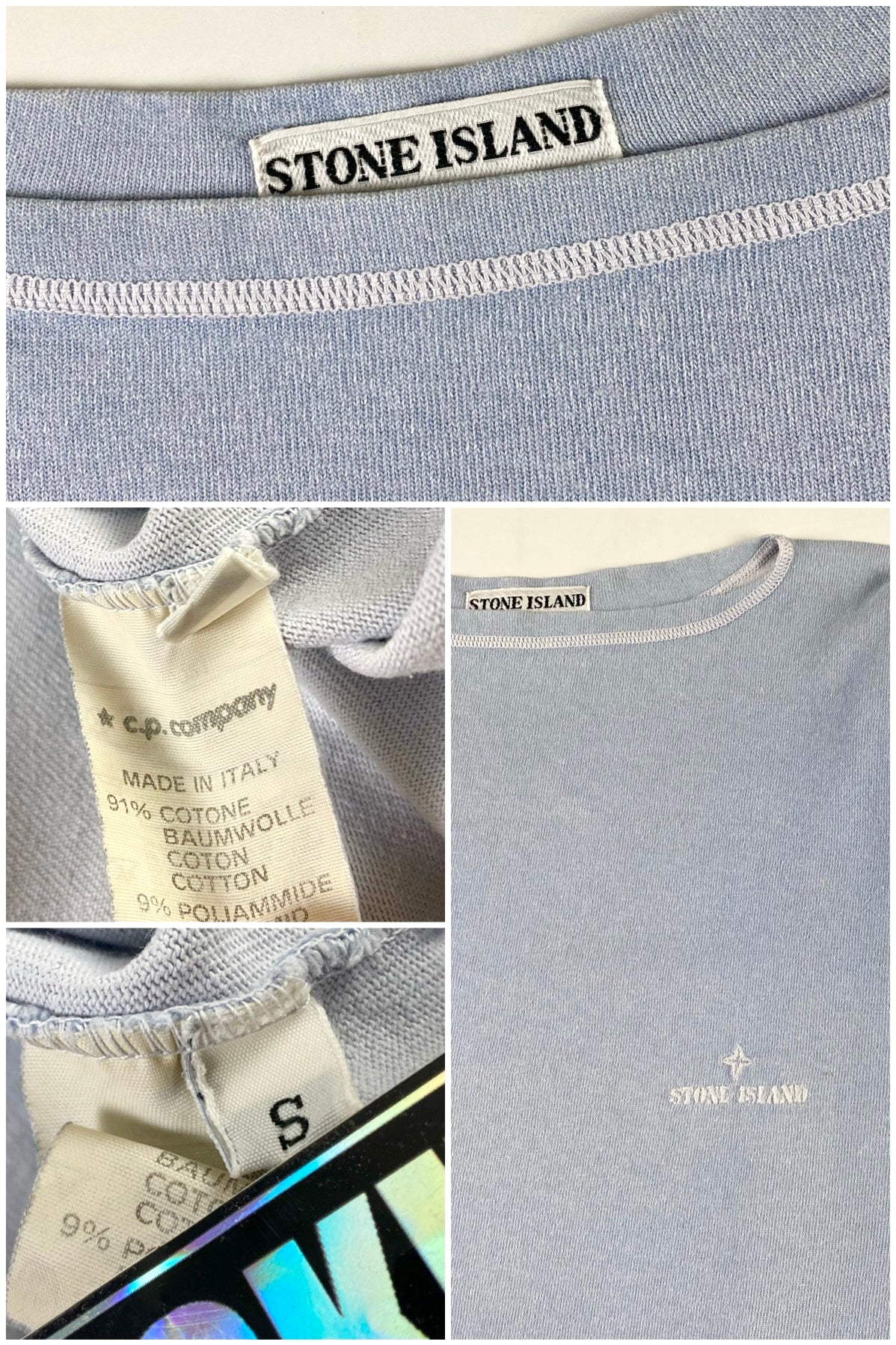 Stone Island 1980's Long Sleeve T-Shirt [S]