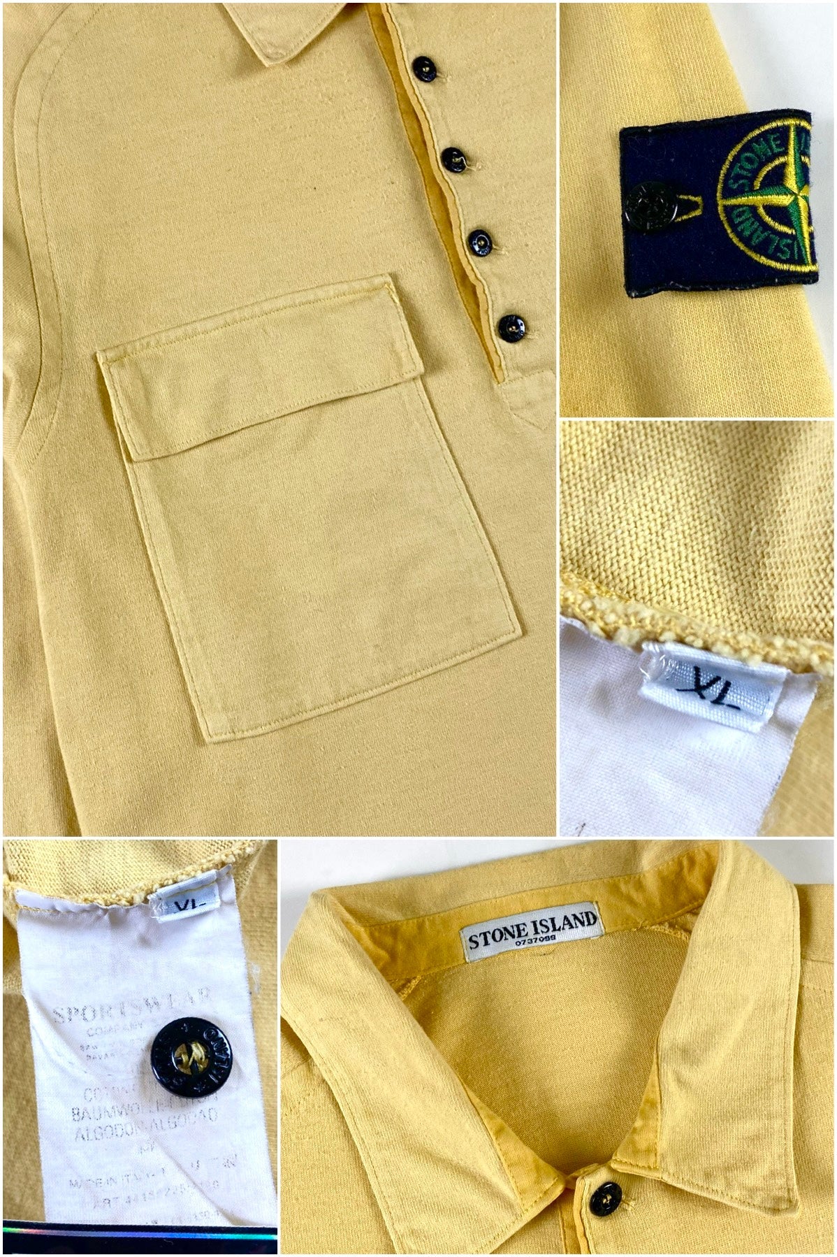 Stone Island 2000's Pullover Sweatshirt [L]