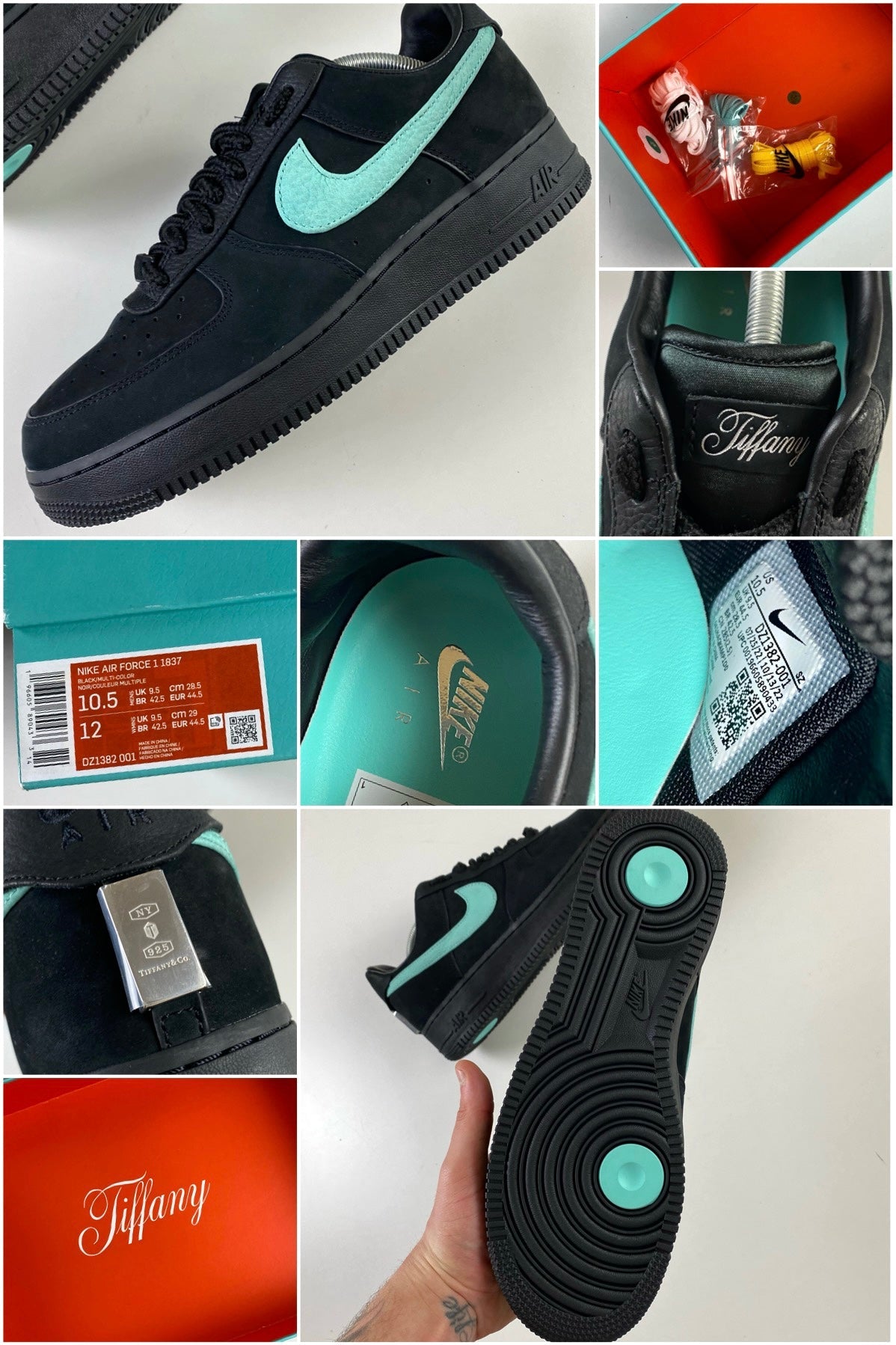 Nike x Tiffany & Co. 1837 Air Force 1 Low [UK9.5]