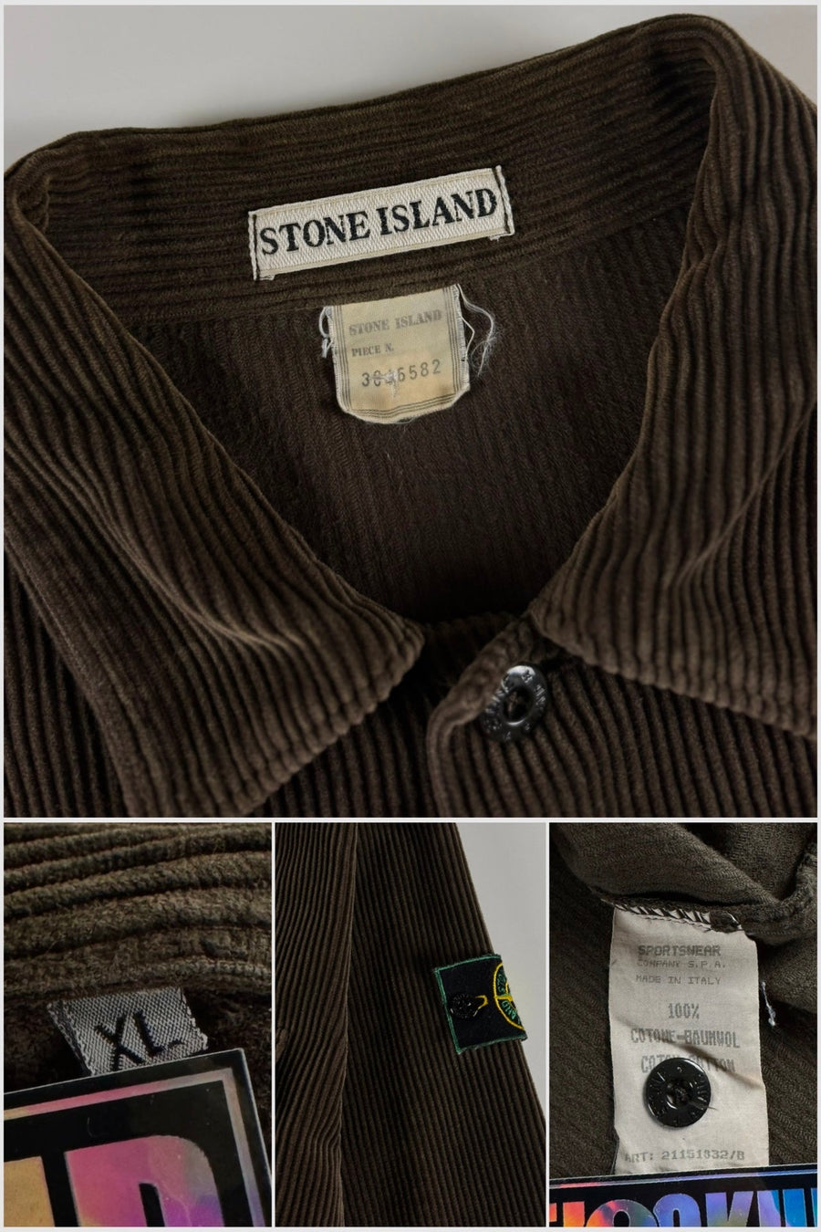 Stone Island AW 1994 Jumbo Corduroy Shirt [XL]