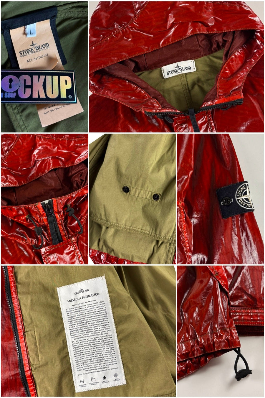Stone Island SS 2012 Mussola Prismatica Silk Jacket [L]