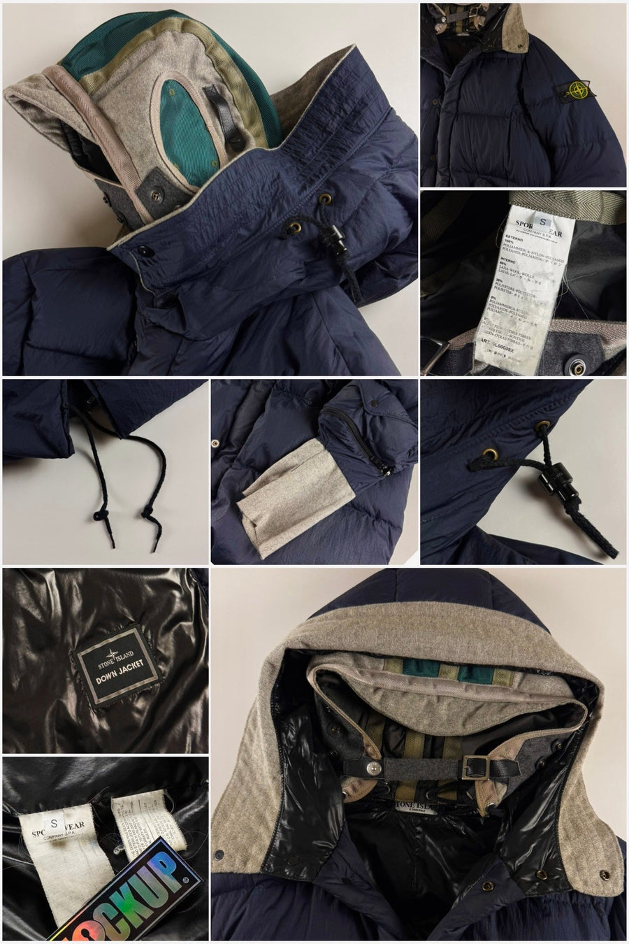Stone Island AW 2006 Opaque Nylon Tela Down Puffer Jacket [S]