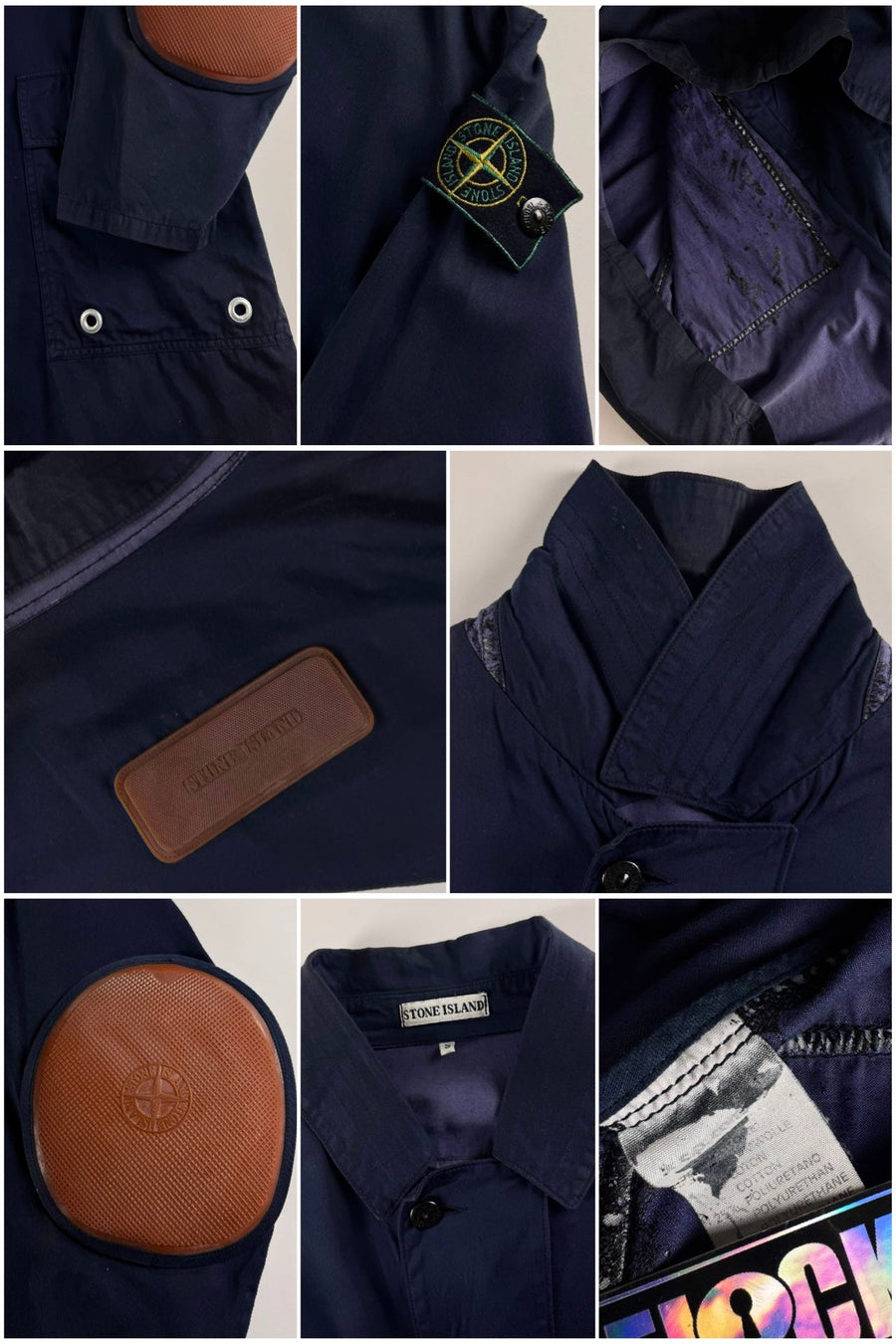 Stone Island AW 1986 Rubberised Trench Coat [M]