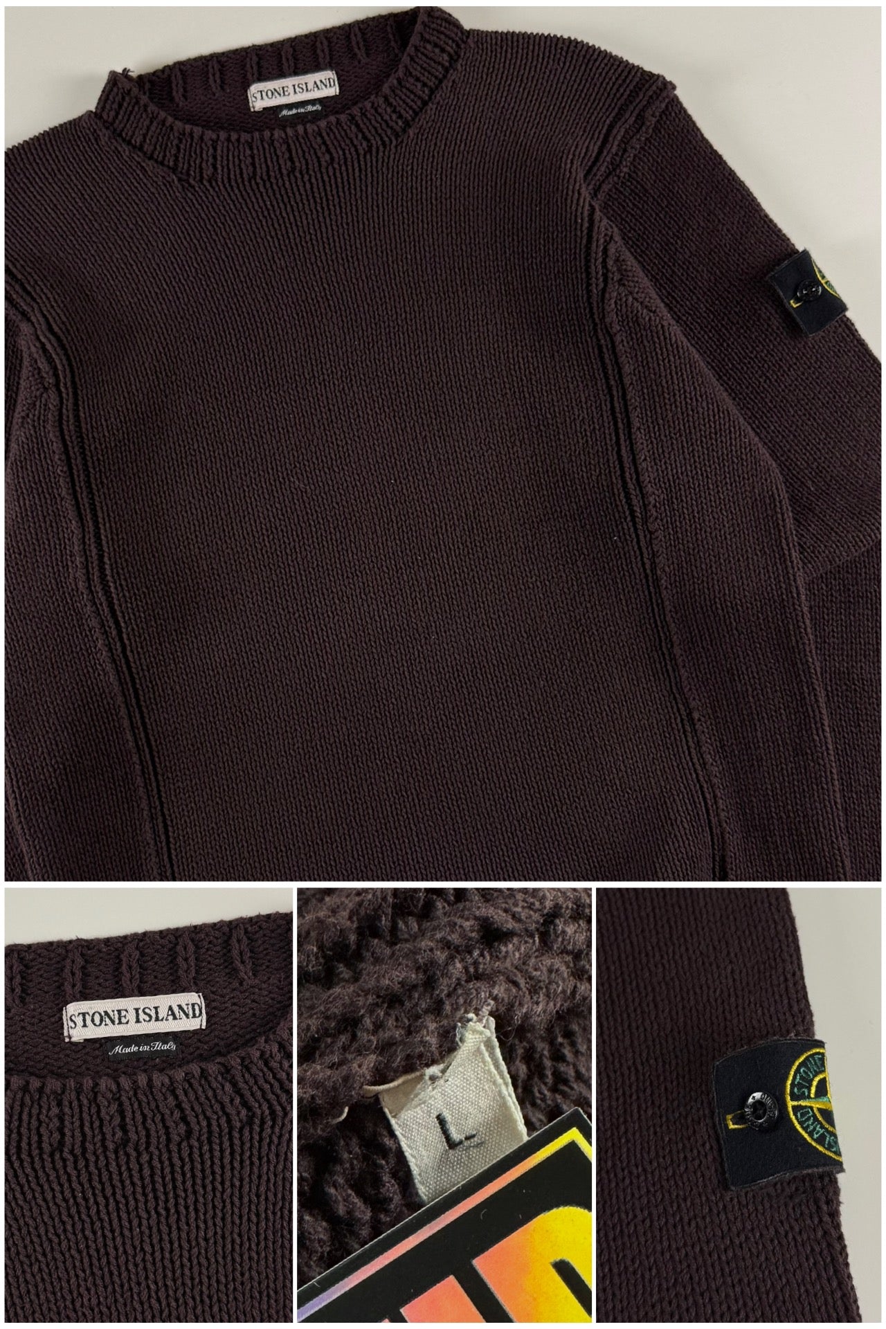 Stone Island AW 2000 Knitted Sweater [L]