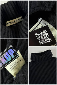 Stone Island AW 1998 Roll Neck Ribbed Sweater [S]
