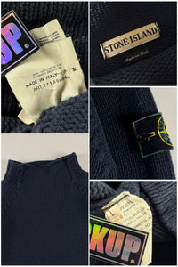 Stone Island AW 1997 Mock Neck Knitted Sweater [L]
