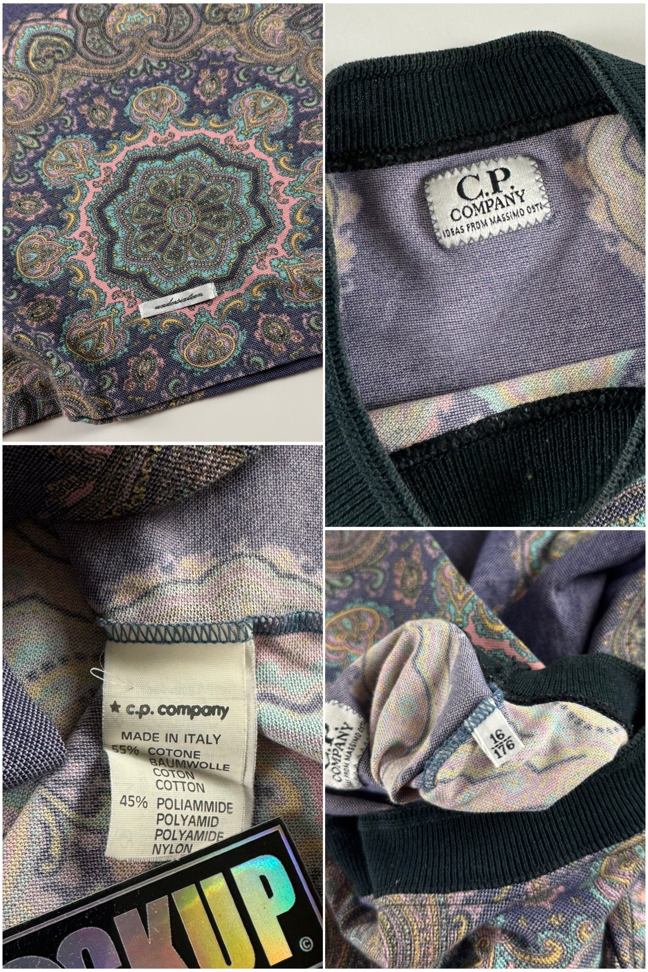 C.P. Company SS 1989 Paisley T-Shirt [L]