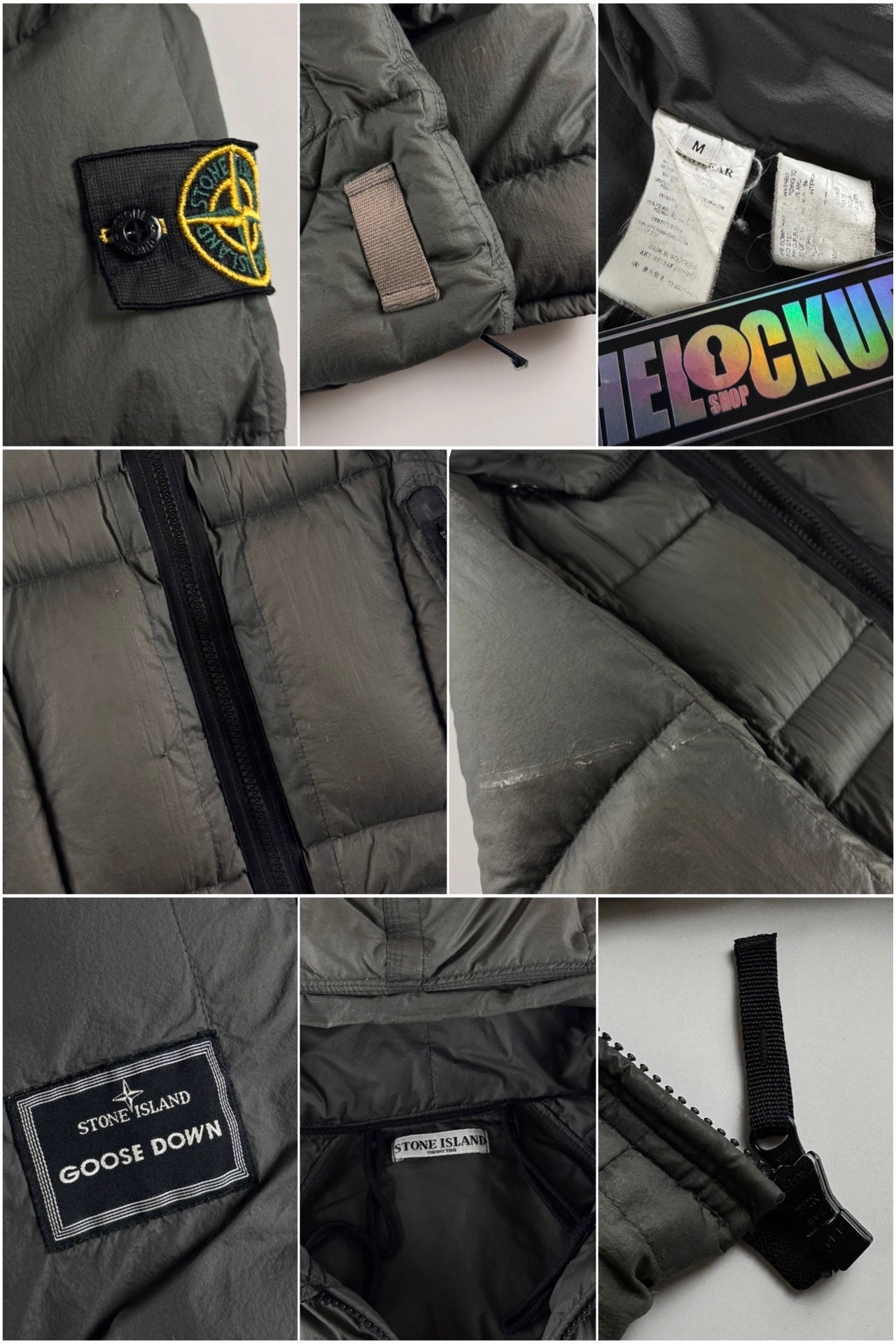 Stone Island AW 2006 Opaque Nylon Tela Goose Down Jacket [M]