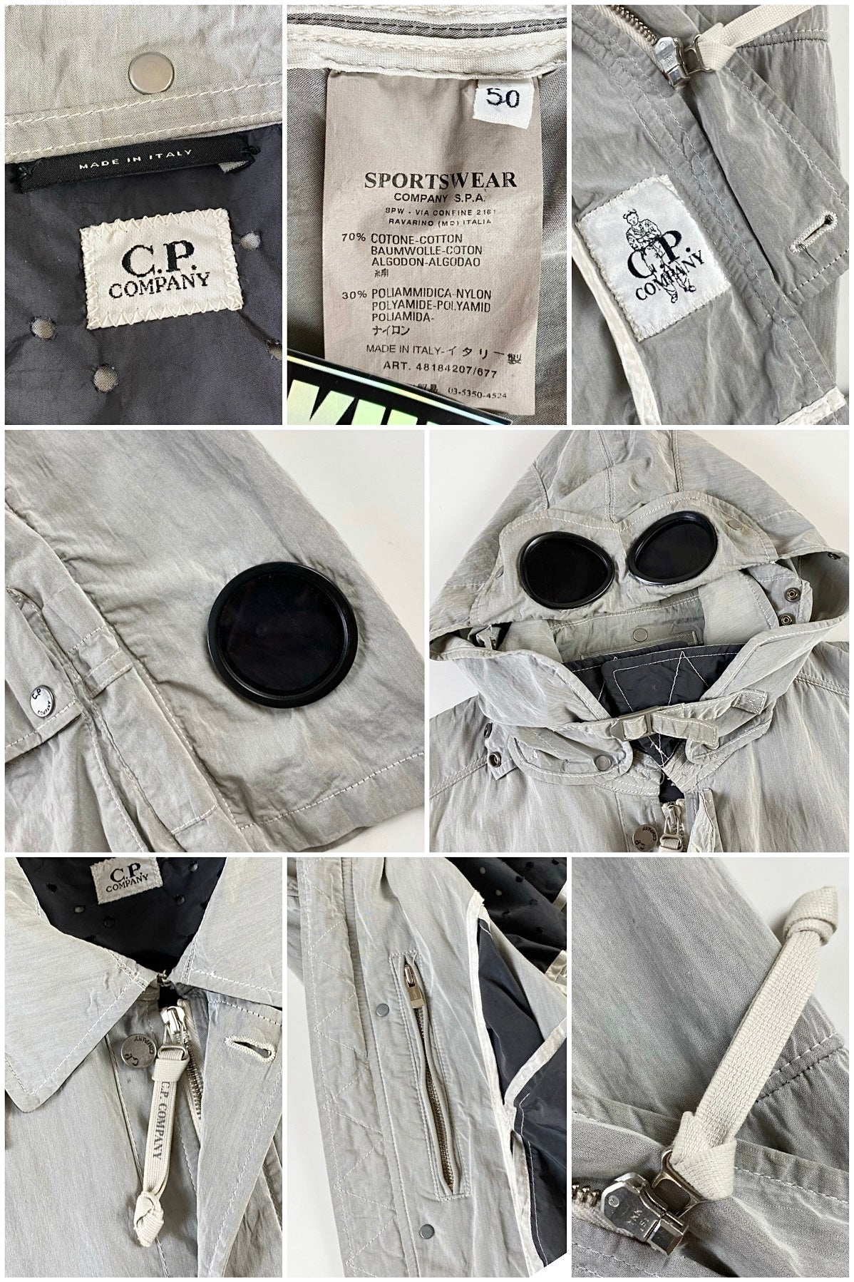 C.P. Company 2008 Mille Miglia Multi Pocket Goggle Jacket [50]