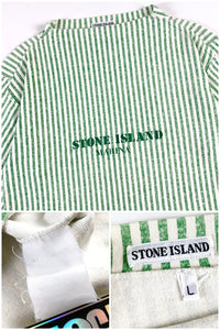 Stone Island 1985 Vertical Striped Marina T-Shirt [L]