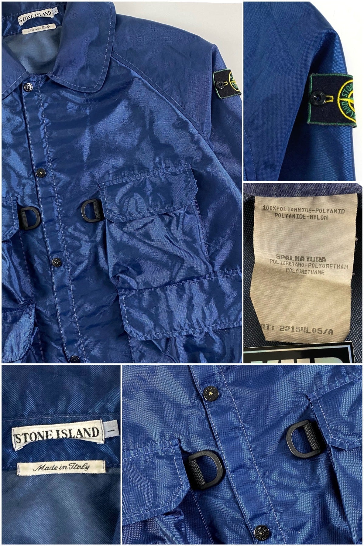 Stone Island 1995 D-Ring Formula Steel Jacket [L]