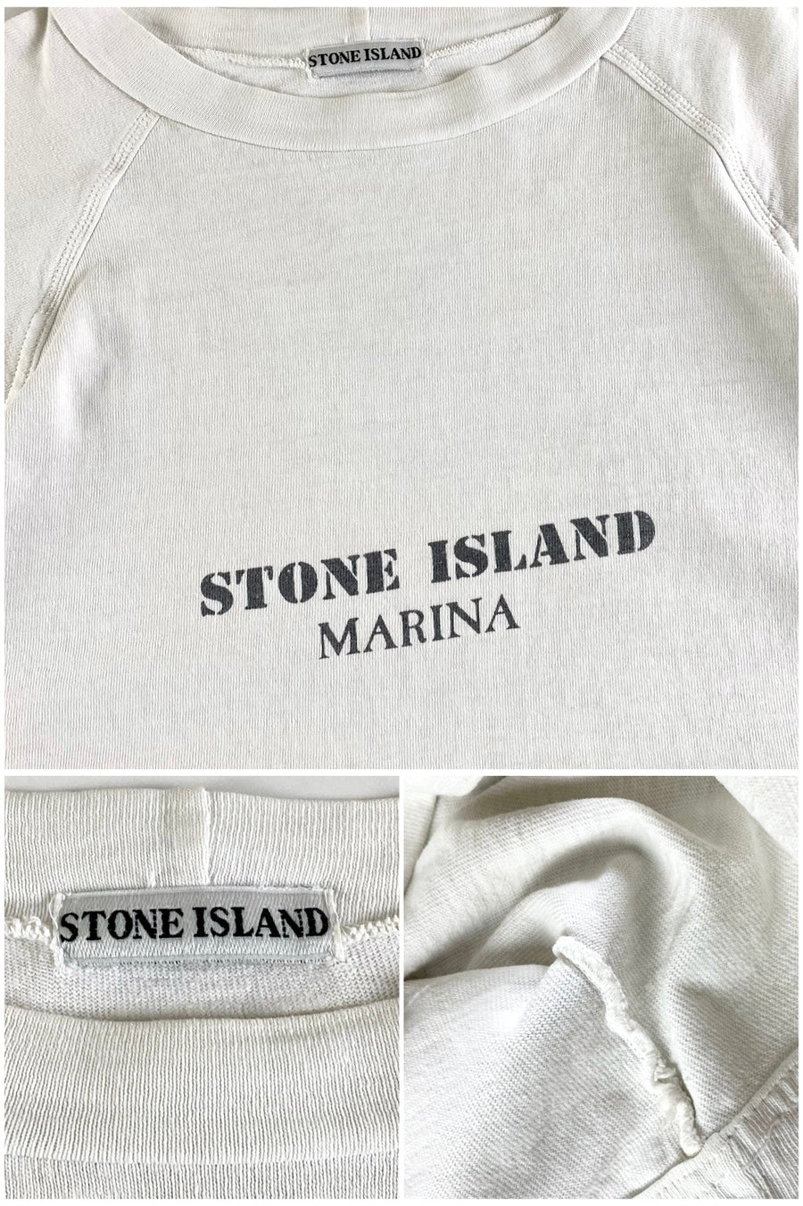 Stone Island 1980's Marina Spellout T-Shirt [M]