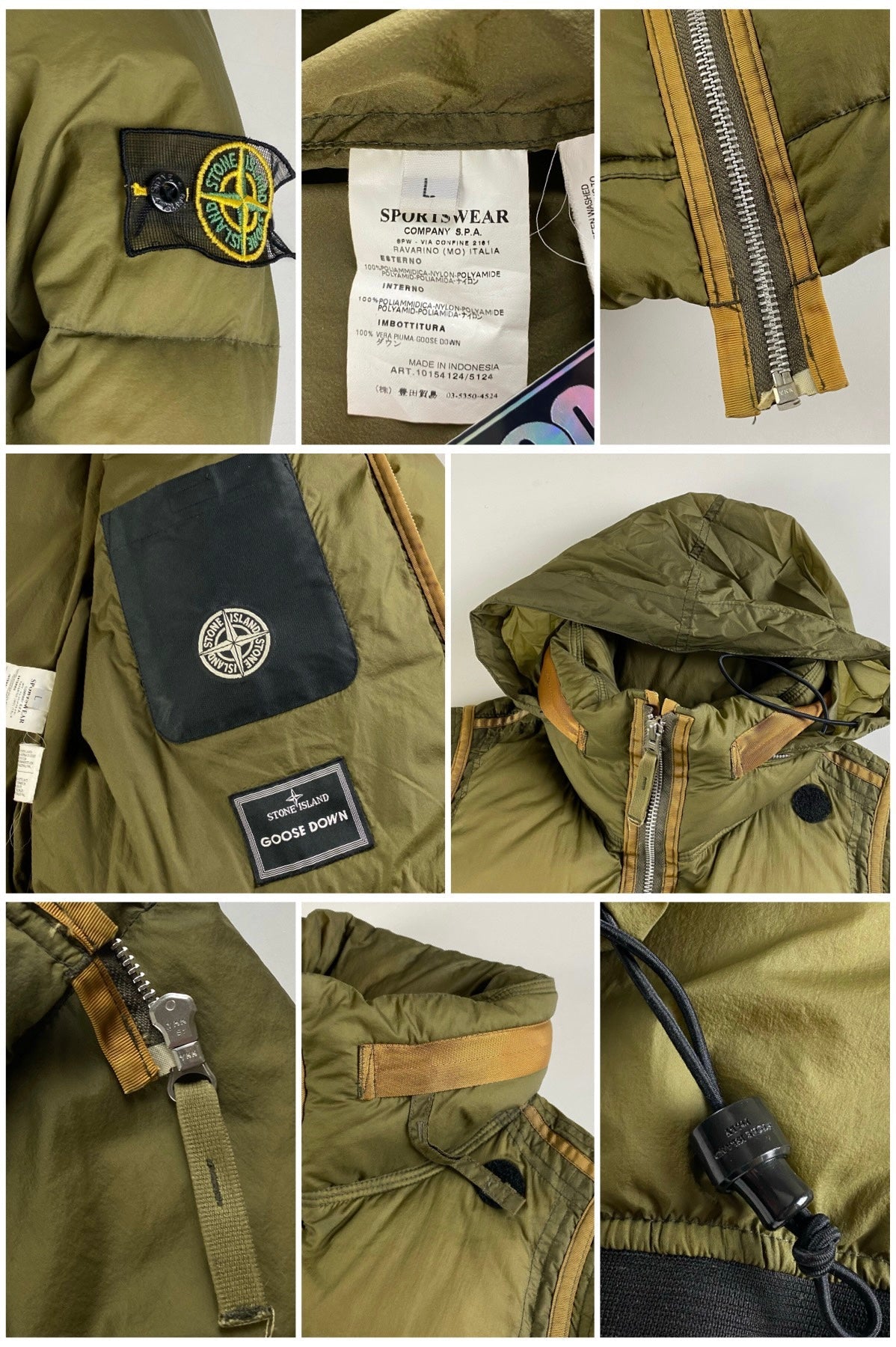 Nylon Tela Opaque Puffer