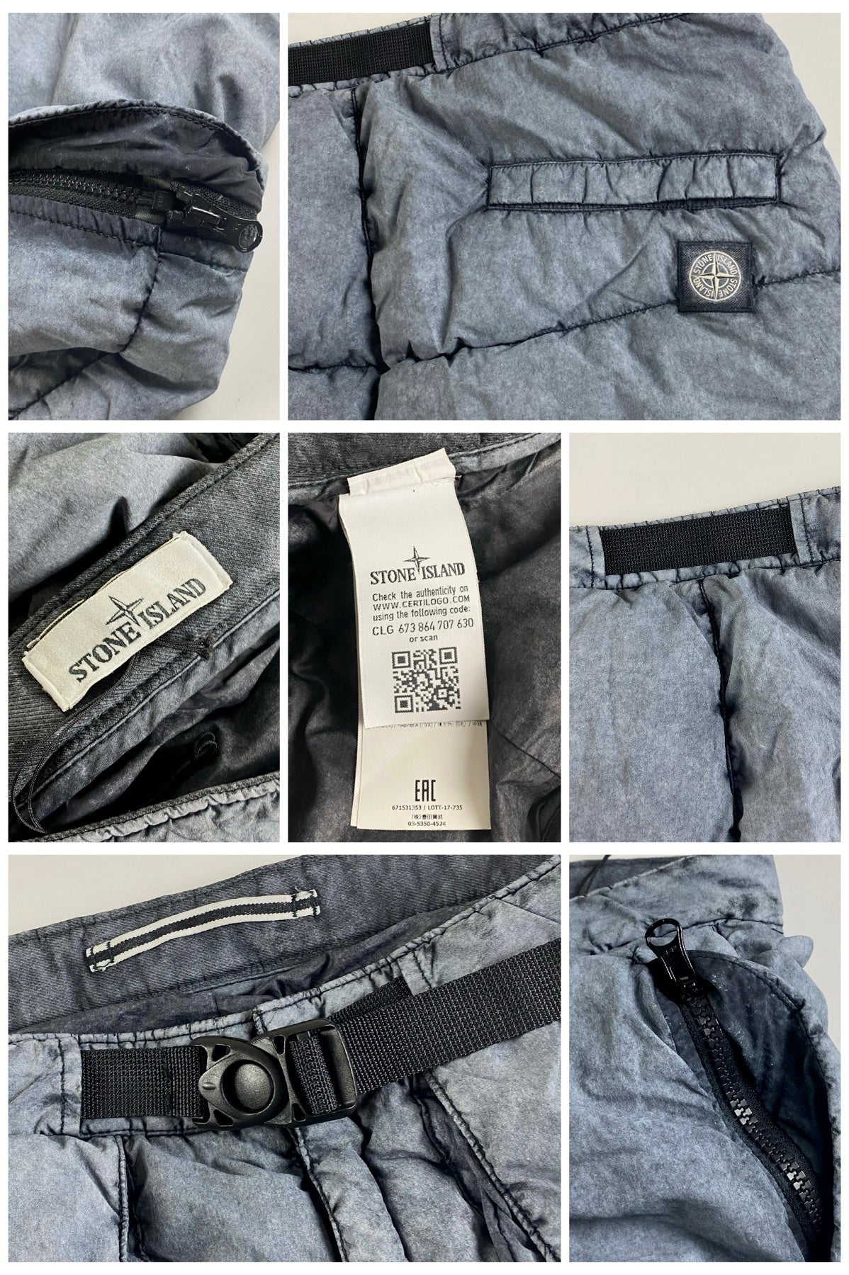 Tela Nylon Down Frost Pants