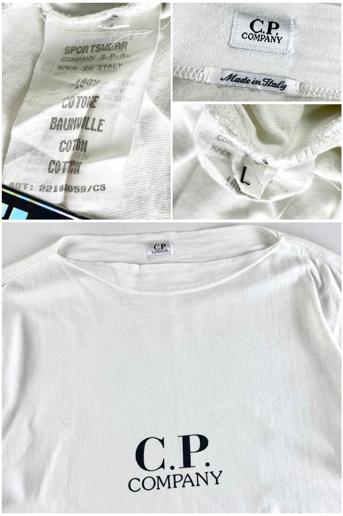 C.P. Company 1995 SS Spellout Logo T-Shirt [L]