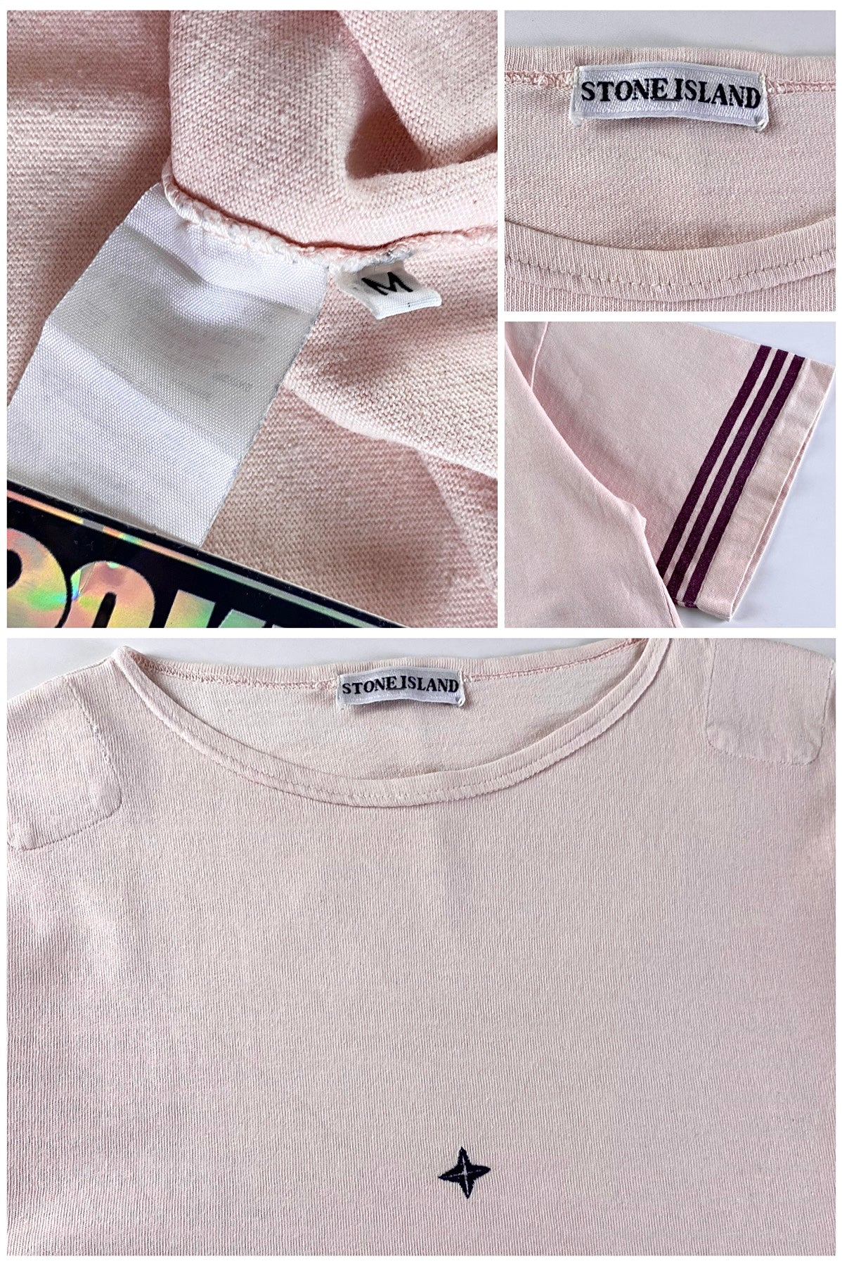 Stone Island 1980's Compass Logo T-Shirt [M]