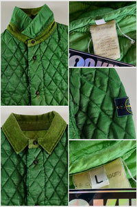 Stone Island 1985 AW Diamond Quilted Rex Hunting Jacket [L]