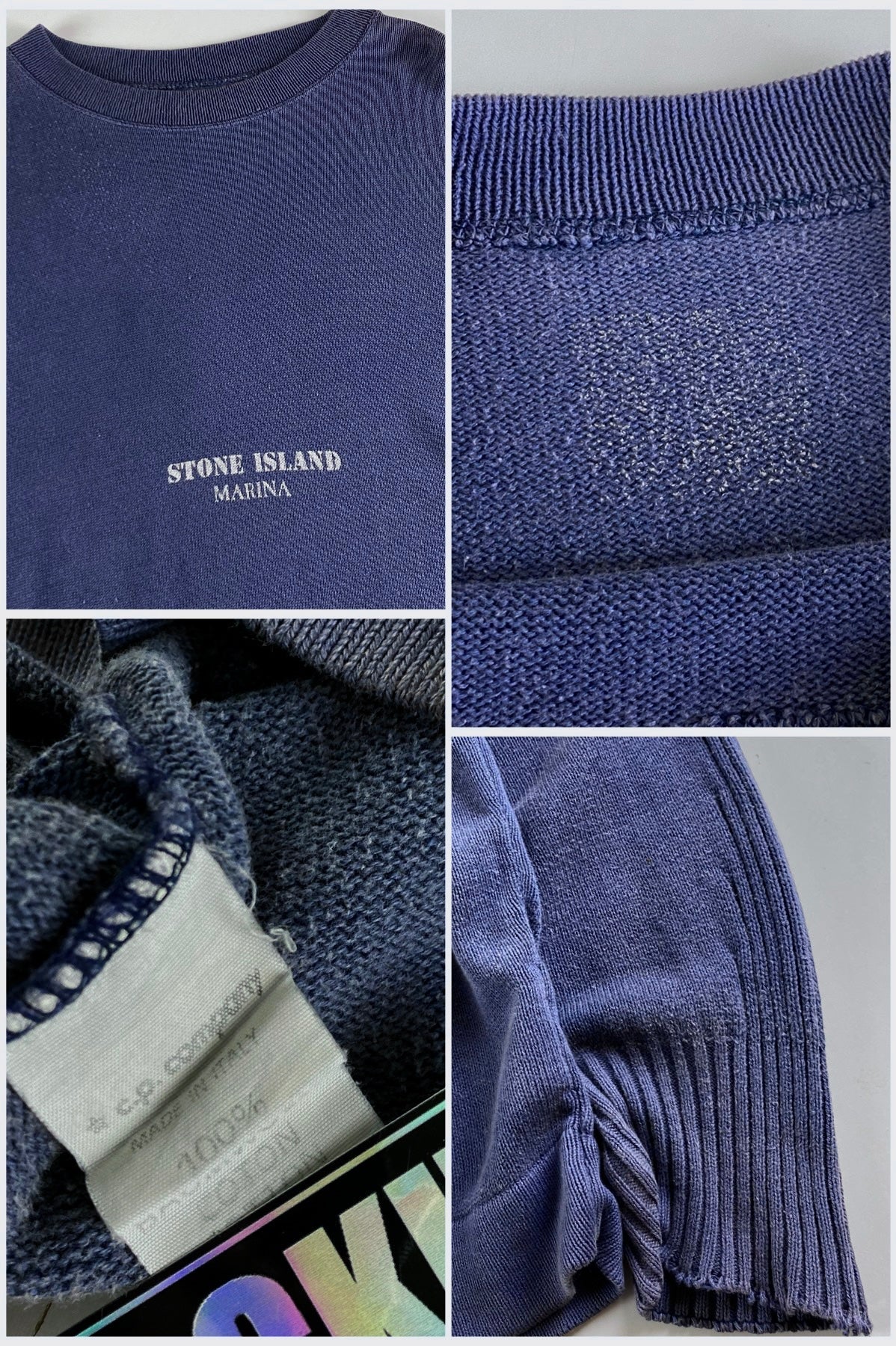Stone Island 1980's Marina Knitted Sweater [XXL]