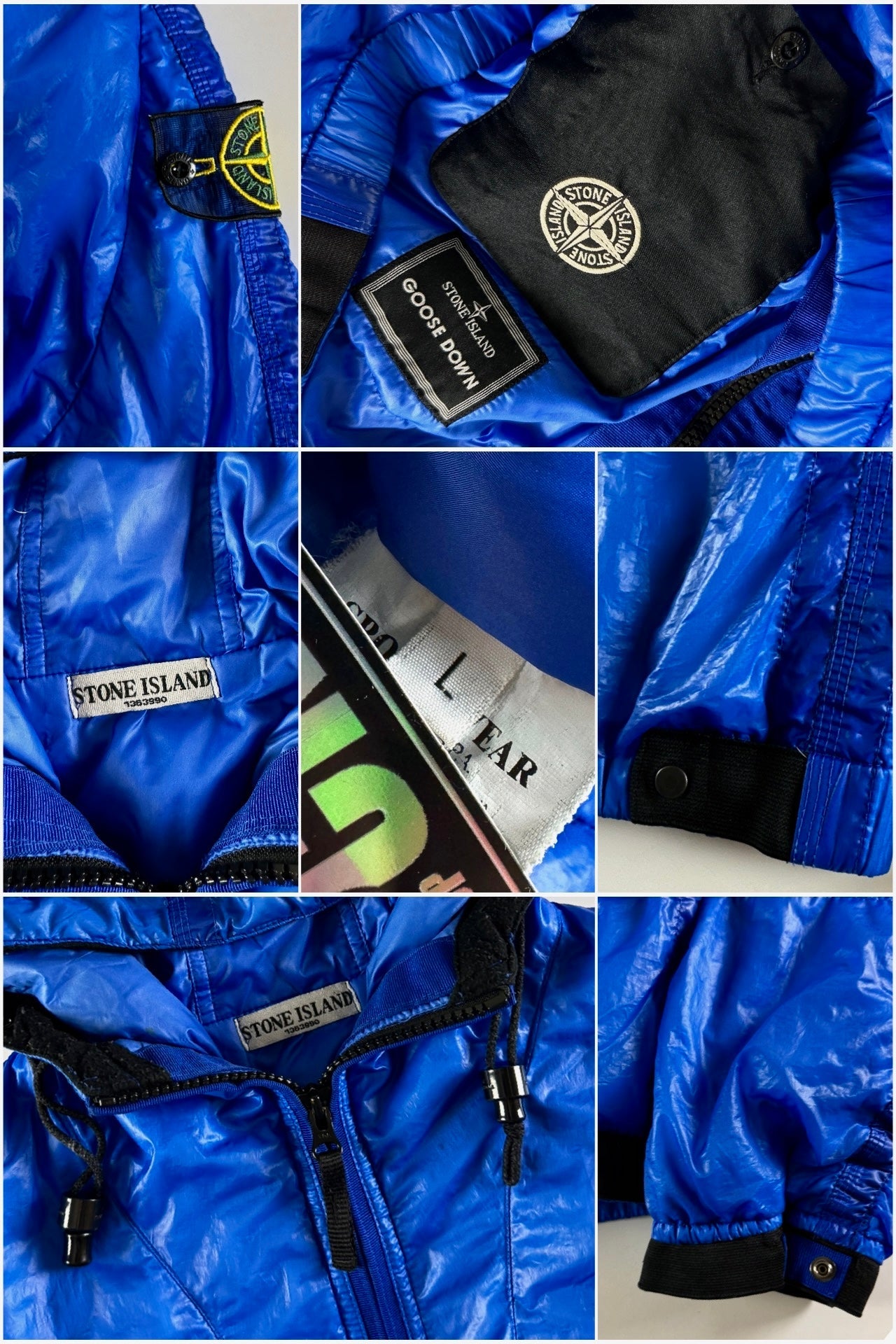 Stone Island 2008 Mesh Badge Goose Down Jacket [M]