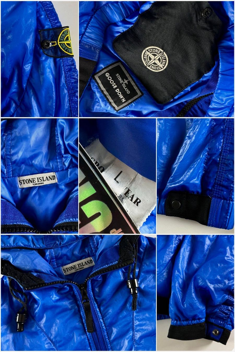 Stone Island 2008 Mesh Badge Goose Down Jacket [M]