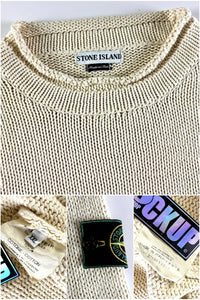 Stone Island 1999 Cable Knitted Sweater [XXL]