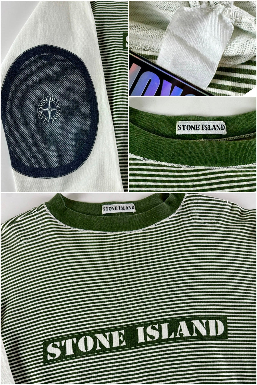 Stone Island 1988 Striped Long Sleeve T-Shirt [M]